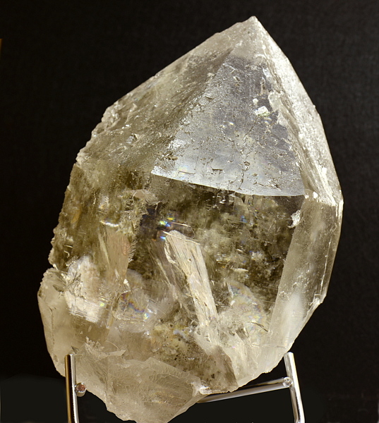 Klarer Bergkristall| H: ca. 15cm, F: Speibing Klamm; Finder: Gerhard und Hannes Hofer. 