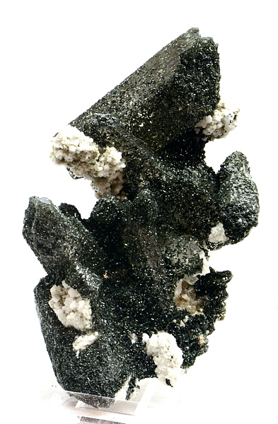 Bergkristall mit Chlorit und Rutil| H: ca. 8cm, F: Habachtal; Finder: Kurt Nowak. 
