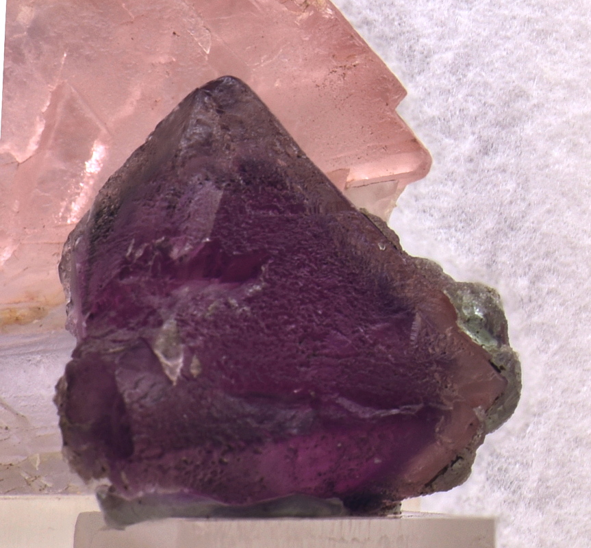 purpurfarbener Fluorit| B: ca. 5cm, F: Vals (1994); Finder: Vinzenz Eller 