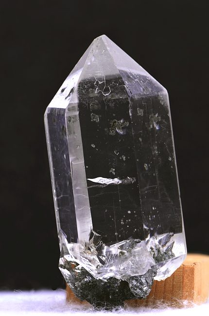 Klarer Quarzkristall| H: ca. 6 cm, F: Felbertal; Sammlung: Hans Pleikner 