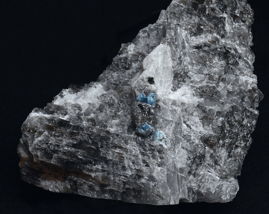 Aquamarin in Quarz| B:10 cm; F: Habachtal; Finder: Kurt Nowak