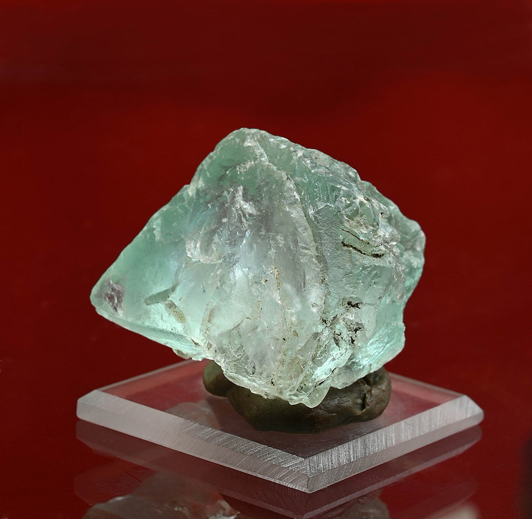 grüner Fluorit, B: 3 cm; F: La Bianca (GR)| Privatsammlung