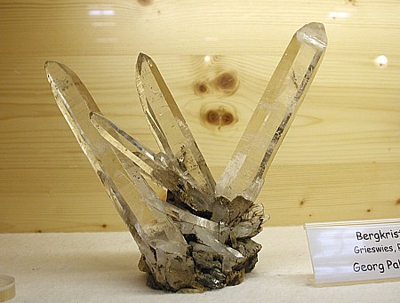 Super Bergkristallgruppe| Grieswies, Rauris, AT; H: 16cm; Coll. Georg Palfinger