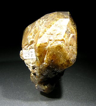 Gelbbrauner Anatas - flächenreicher Einzelkristall| (Binntalhabitus); Binntal; H: 2.8cm (Sammlung Eric Asselborn)