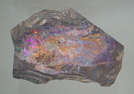 Opal (schwarzer Opal), Lightning Ridge, Australien| B: ca. 6cm [7491]