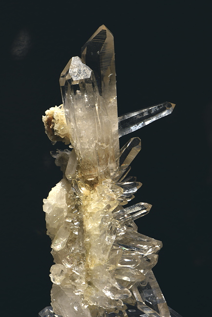 Klarer Bergkristall| H: ca. 15 cm; F: Bourg d'Oisans, Frankreich; Sammlung: Gabriel Risse
