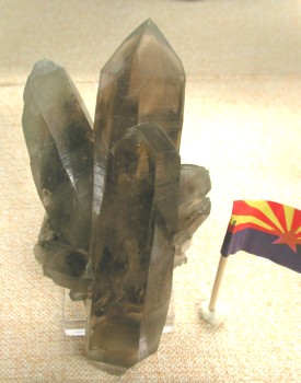 Rauchquarz, Miller Canyon, Huachuca Mtns., Cochise Co., Arizona, USA| H: 12 cm