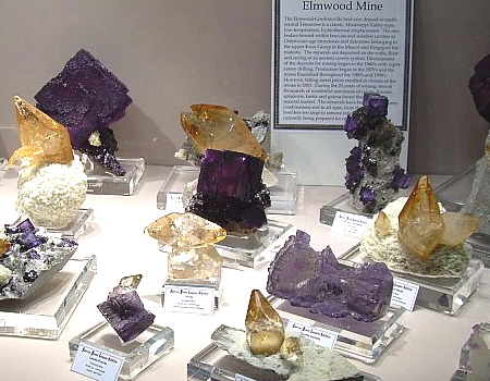 Calcite und Fluorite aus der Elmwood Mine (EN)| Tennessee, USA