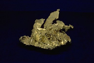 Eine andere Goldkristallstufe - Colorado, Das Stück misst ca. 8 cm.