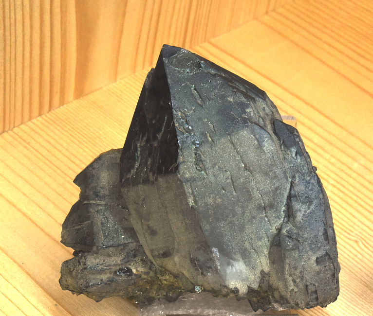 Bergkristall mit Chloriteinschluss | H: 7 cm; F: Drassberg; Finder: Hannes Staindl 