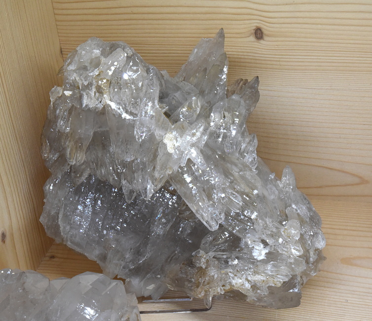 Bergkristall-Gruppe| B: 18 cm; F: Mitterbach; Finder: Martin Kargruber 