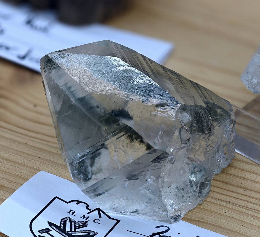klarer Quarzkristall| H: 4 cm; F: Unterberg; Finder: Helga Raich