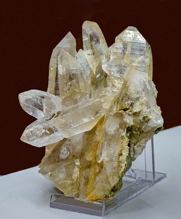 Bergkristallgruppe| H: 12 cm; F: Keilbachspitze; Finder: Peter Kirchler