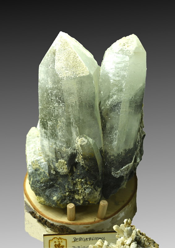 Bergkristall | H: 17 cm; F: Pfitsch; Sammlung: Werner Gruber