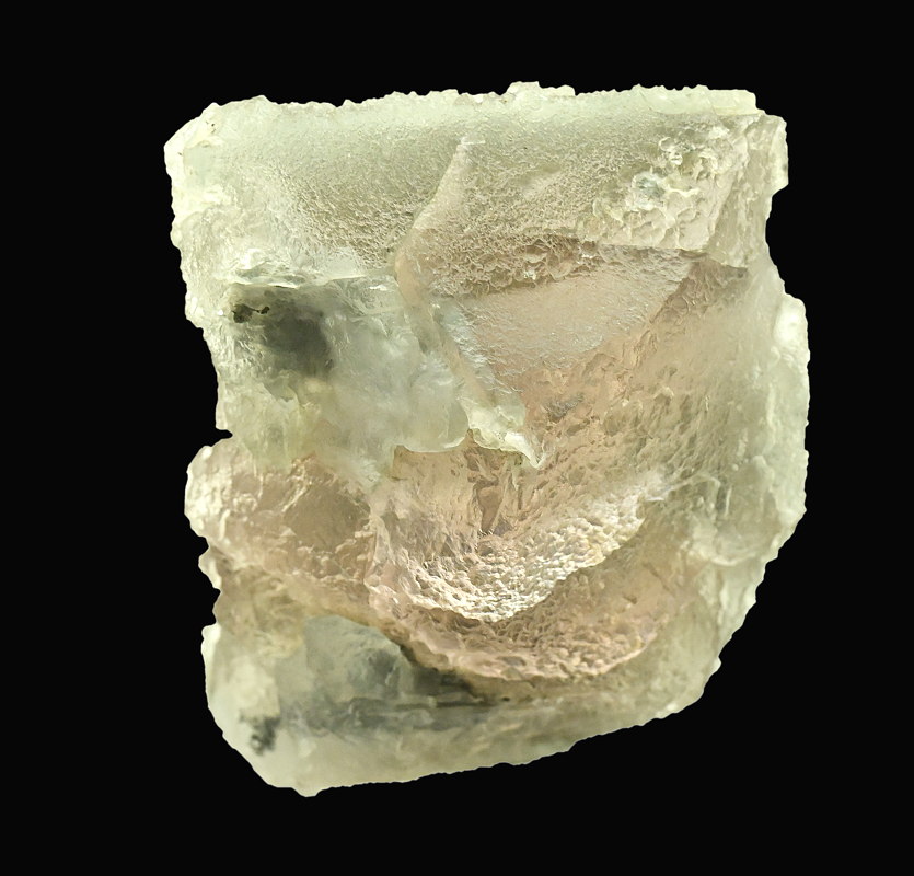 Hellgrüner Fluorit mit rosa Kern | H: 6 cm; F: Stampflkees; Sammlung: Franz Gantioler