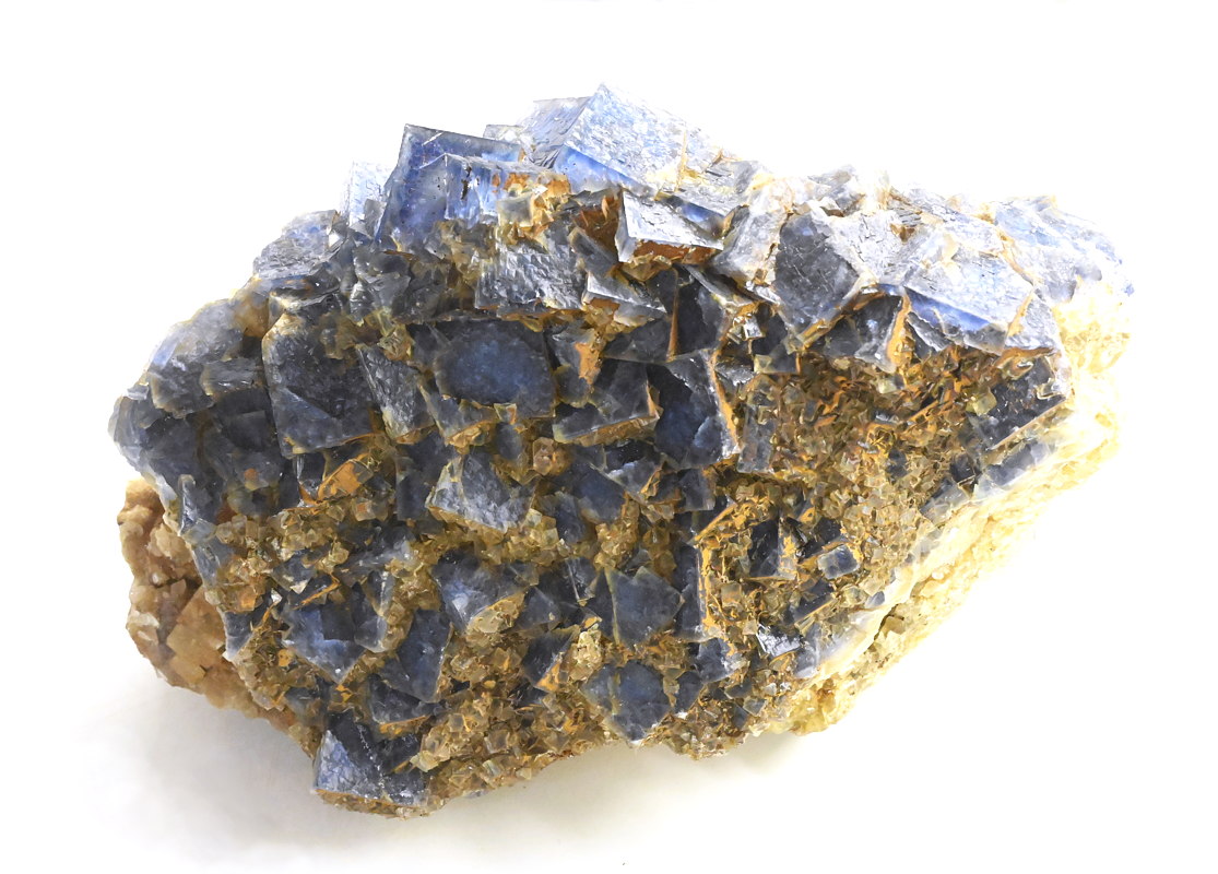 blauer Fluorit | B: 13 cm; F: Virgl; Sammlung: Michael Eschgfäller