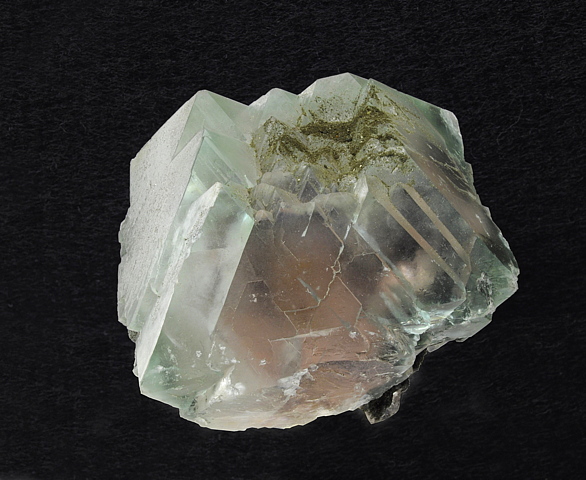 Mehrfarbiger Fluorit (Phantom)| B: 4 cm; F: Pfitschergrund, Tirol; Sammlung: Walter Ungerank