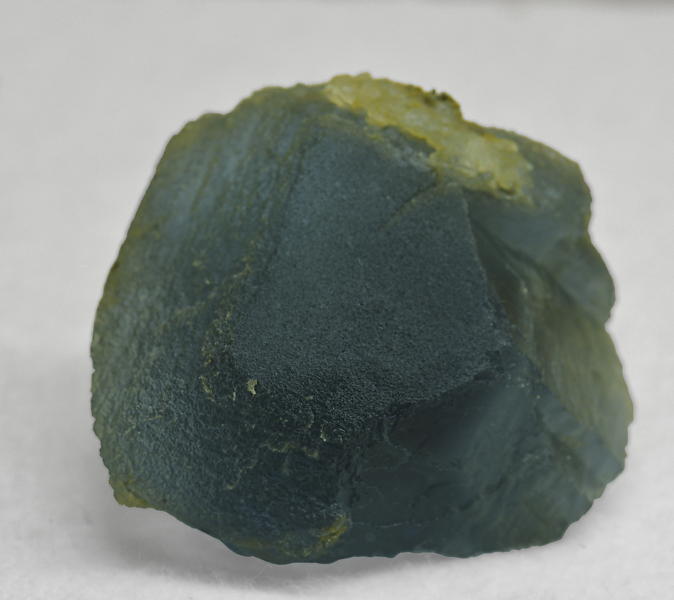 blauer Fluorit-Einzelkristall| B: 5cm, F: Weisseck, Lungau; Sammlung: Reinhold Bacher. 