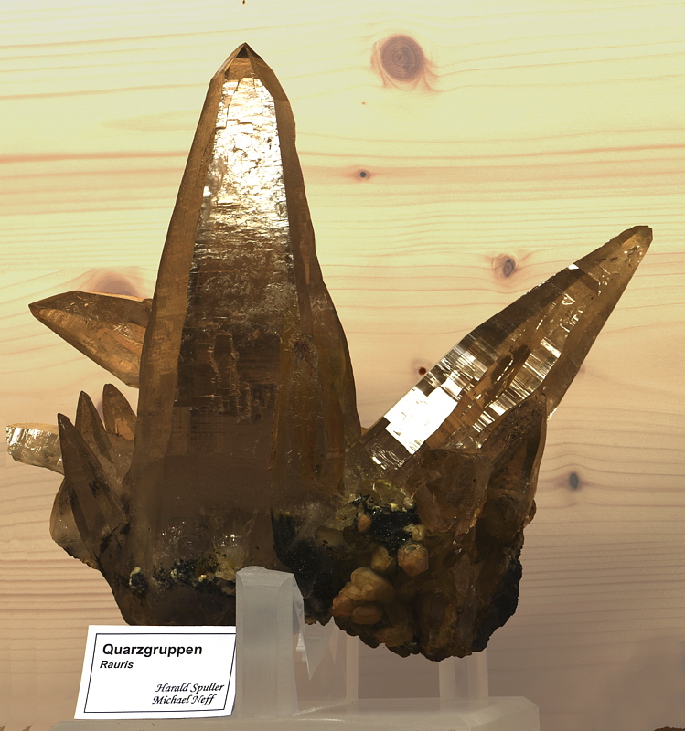 Quarzstufe| B: ca. 17cm, F: Rauris; Finder: Harald Spuller, Michael Neff 