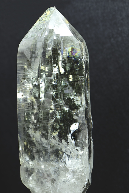 klarer Bergkristall| H: ca. 8 cm, F: Ödenwinkel, Stubachtal; Finder: Harald Spuller und Michael Neff 