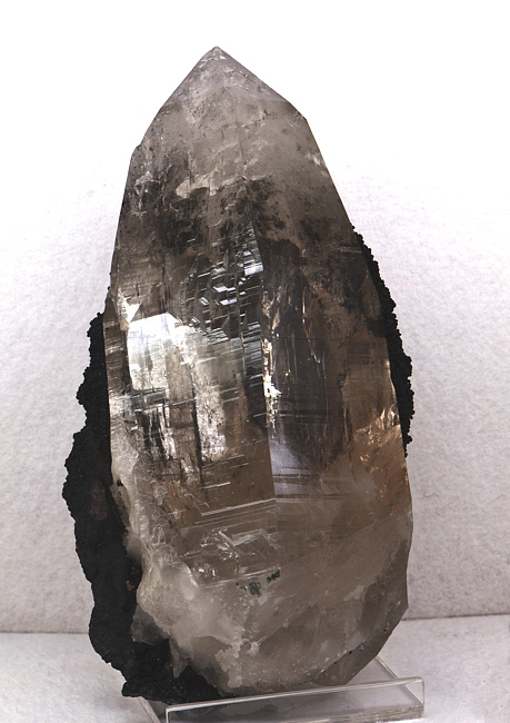 Bergkristall| H: ca. 20 cm, F: Ankogel, Anlauftal, Gastein; Sammlung: Franz Bauer, Paul Grösbacher 