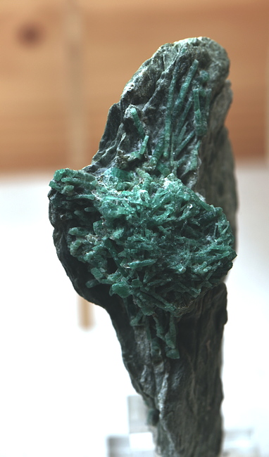 Smaragdstufe| H: ca. 14 cm, F: Habachtal; Sammlung: Stefan Weghofer 