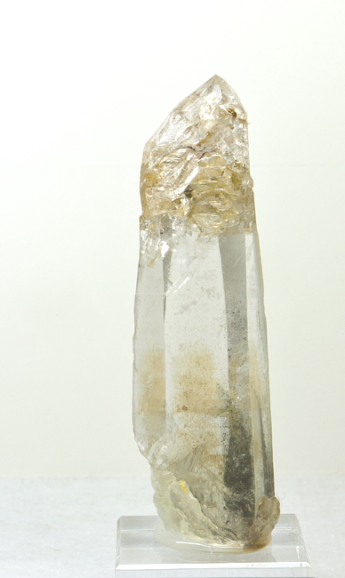 Bergkristall mit Fensterbildung| H: 8 cm; F: Ankogelgruppe, Kärnten, 2017; Finder: Andreas Mikl, Paul Grösbacher