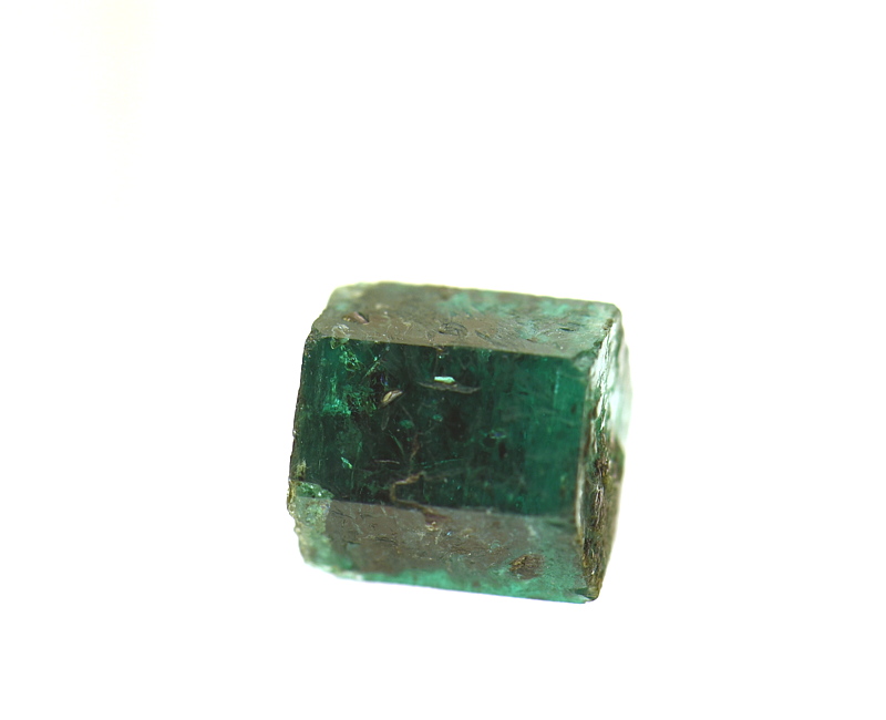 Smaragd Doppelender| B: 1 cm; F: Sedl, Habachtal, 1972; Sammlung: Christian Weise