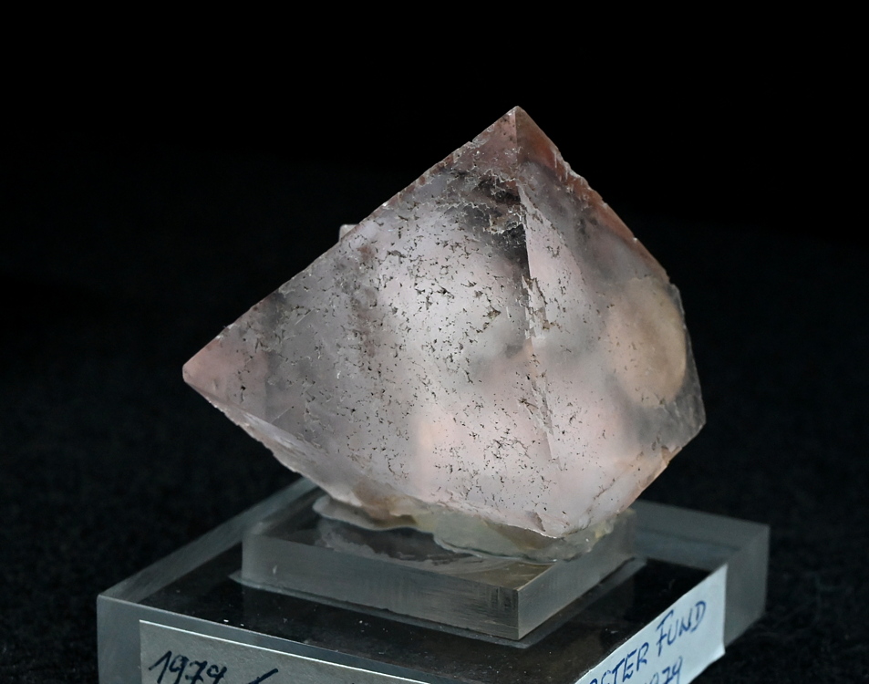 Rosa fluorit| B:4 cm; F: Fussstein, 1979; Finder: Vinzenz Eller