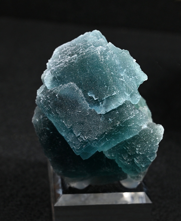 blauer Fluorit| H:4 cm; F: Twenger Au, Lungau; Finder: Reinhold Bacher