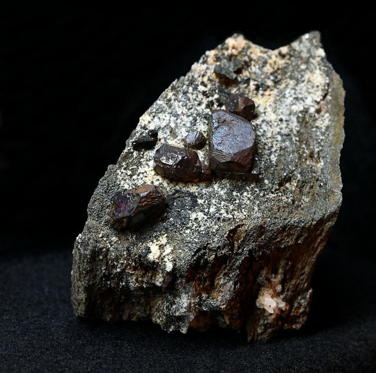 Pyrit auf Matrix| H:6 cm; F: Ankogel, Gastein; Finder: Franz Bauer