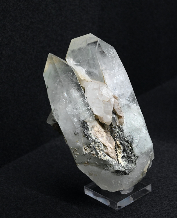 Bergkristall| H:7 cm; F: Zederhaus, Lungau; Sammlung: Reinhold Bacher