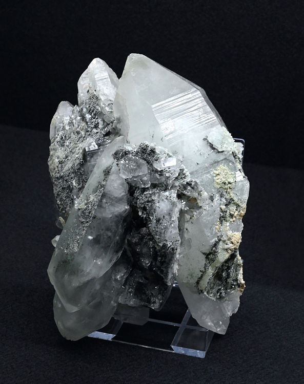 Bergkristallstufe| H:12 cm; F: Zederhaus, Lungau; Sammlung: Reinhold Bacher