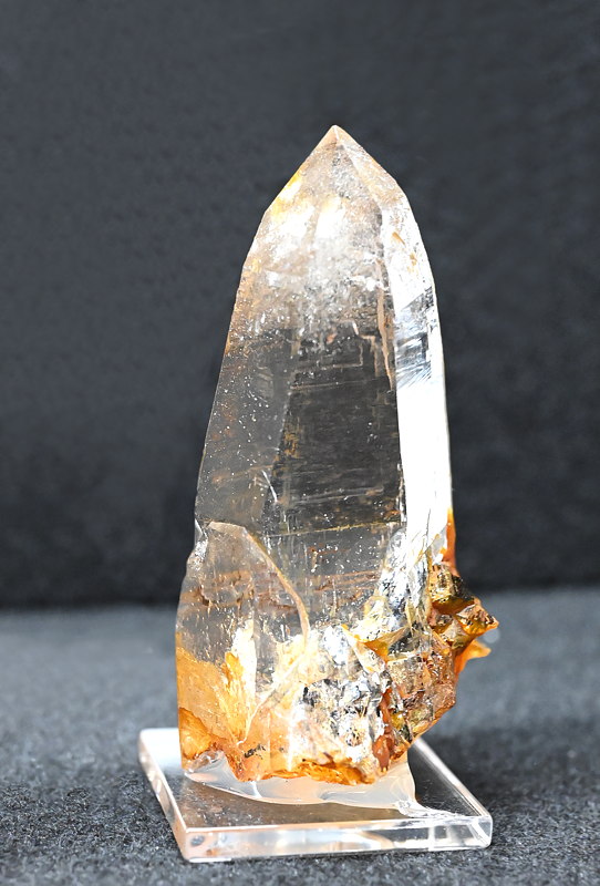 Bergkristall-Spitze| H: 8 cm, F: Rauris, Finder: XXXXXXXX
