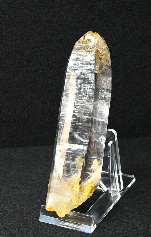 Bergkristall-Spitze| H: 9 cm, F: Hocharn, Rauris, Finder: Klaus Pirchner