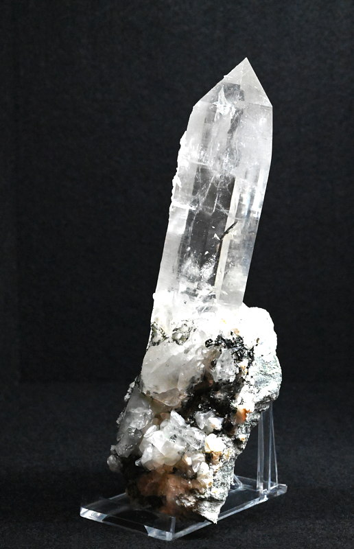 Bergkristall-Spitze| H: 7 cm, F: Zederhaus, Lungau, Finder: Anton Baier