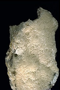 Spiessiger Aragonit aus der Lukmanierschlucht (GR), H: 25cm, Sammlung: Olivier Roth