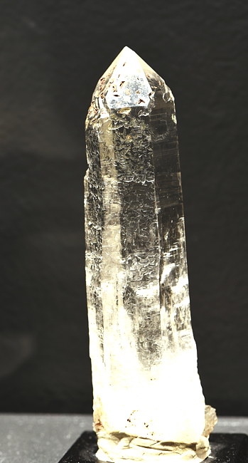 Bergkristall mit Siderit| H: ca. 10 cm; F: Gerental; Sammlung: Ruedi Liechti