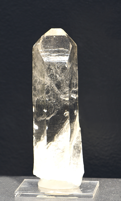 Bergkristall-Spitze| H: 8 cm; F: Oberaar, BE; Sammlung: Daniel und Christian Schimmer