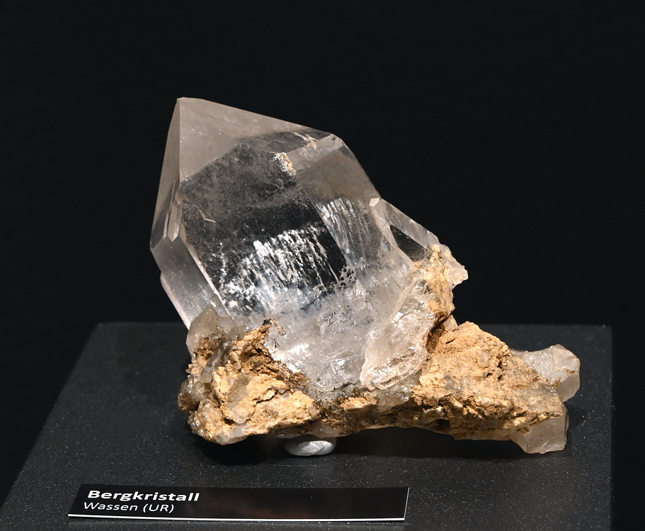 klarer Bergkristall| B: 7 cm; F: Wassen, UR; Sammlung: Adrian Gamma