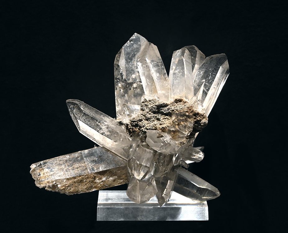 Bergkristall-Sonne| B: 14 cm; F: Lugnez, GR; Sammlung: Felix Spahr