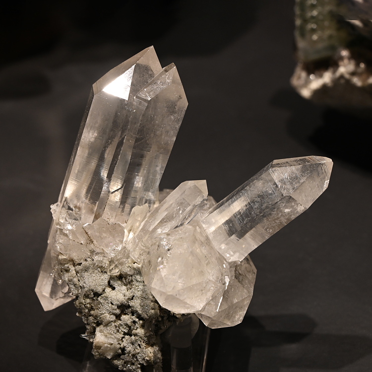 Bergkristall-Gruppe| H: 7 cm; F: Göscheneralp UR; Sammlung: Familie Betschart