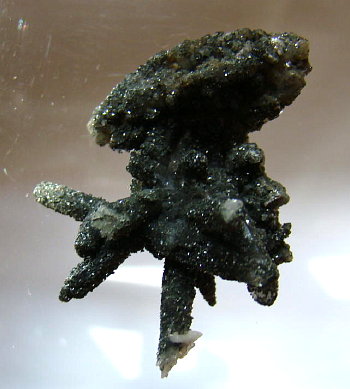 Titanit Berggkristall von Chlorit überwachsen| H: 4cm; F: Gastacherwände, OT (Ö). [110] 