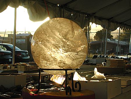 Riesenkristallkugel| D: 45 cm; Fundort: Madagaskar;